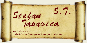 Stefan Tapavica vizit kartica